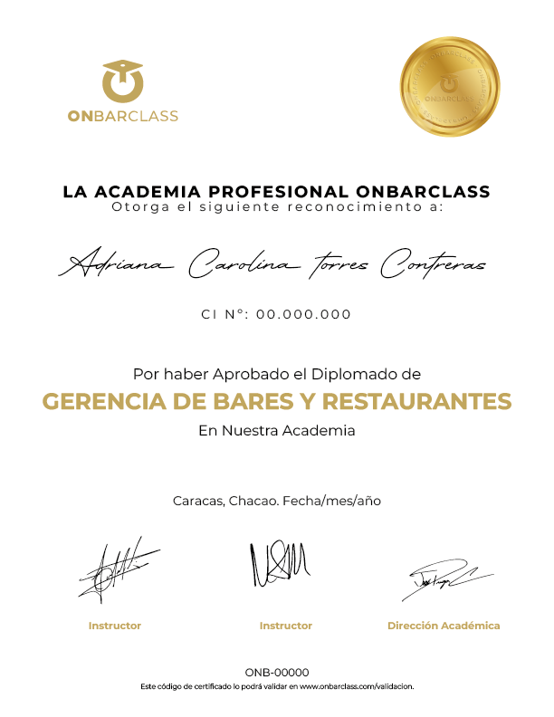 Certificado Digital Oficial ONBARCLASS