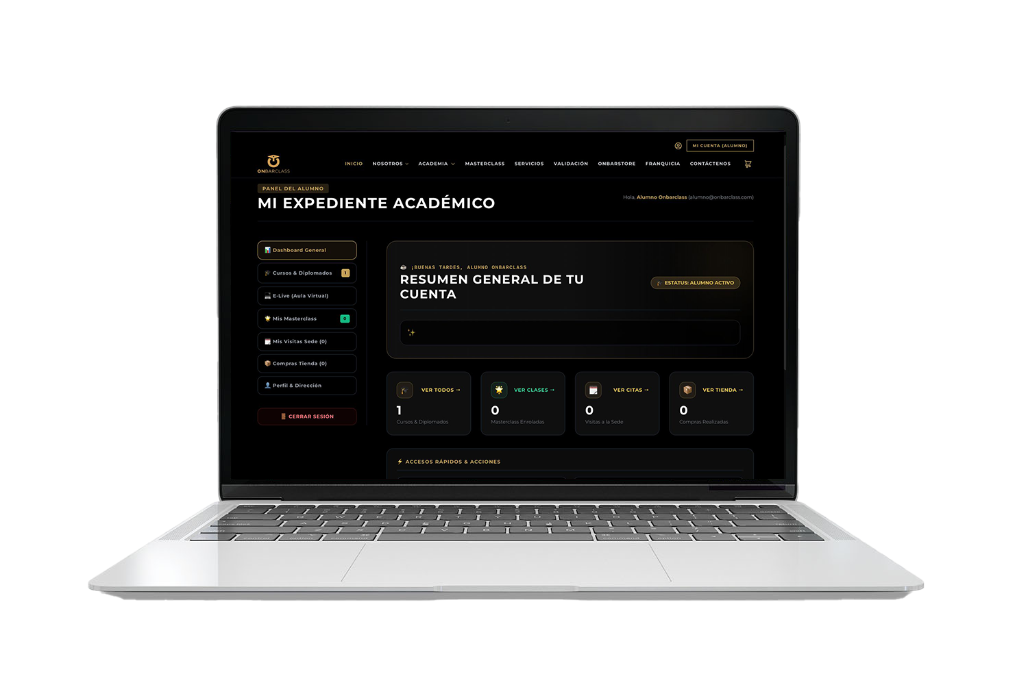 Plataforma de Aprendizaje ONBARCLASS